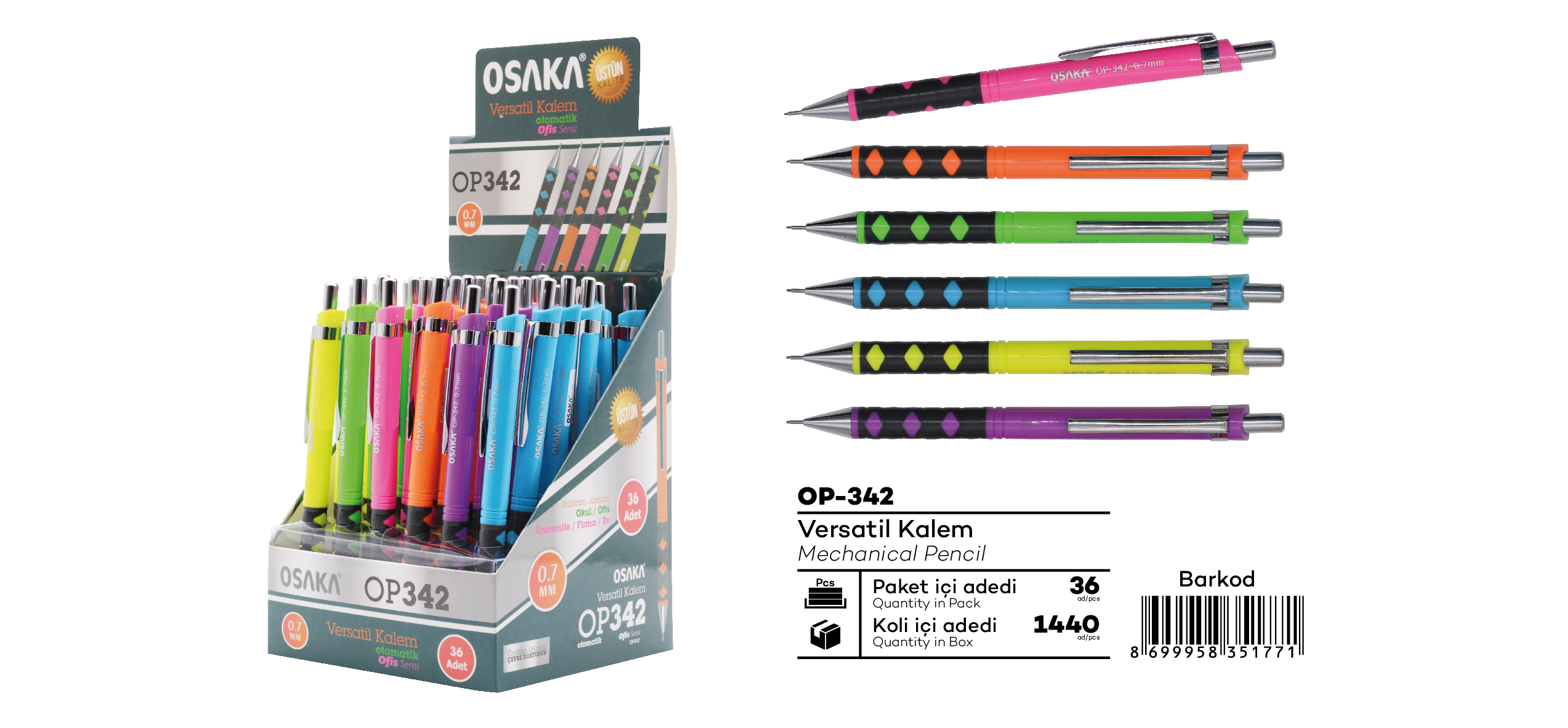 Osaka Versatil Kalem