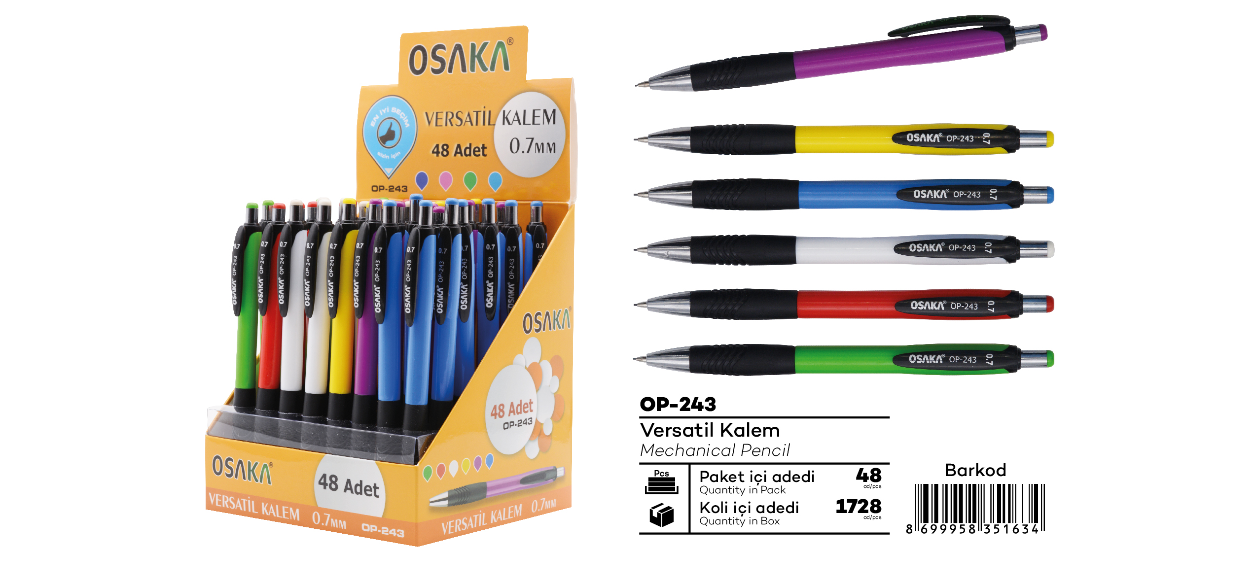 Osaka Versatil Kalem