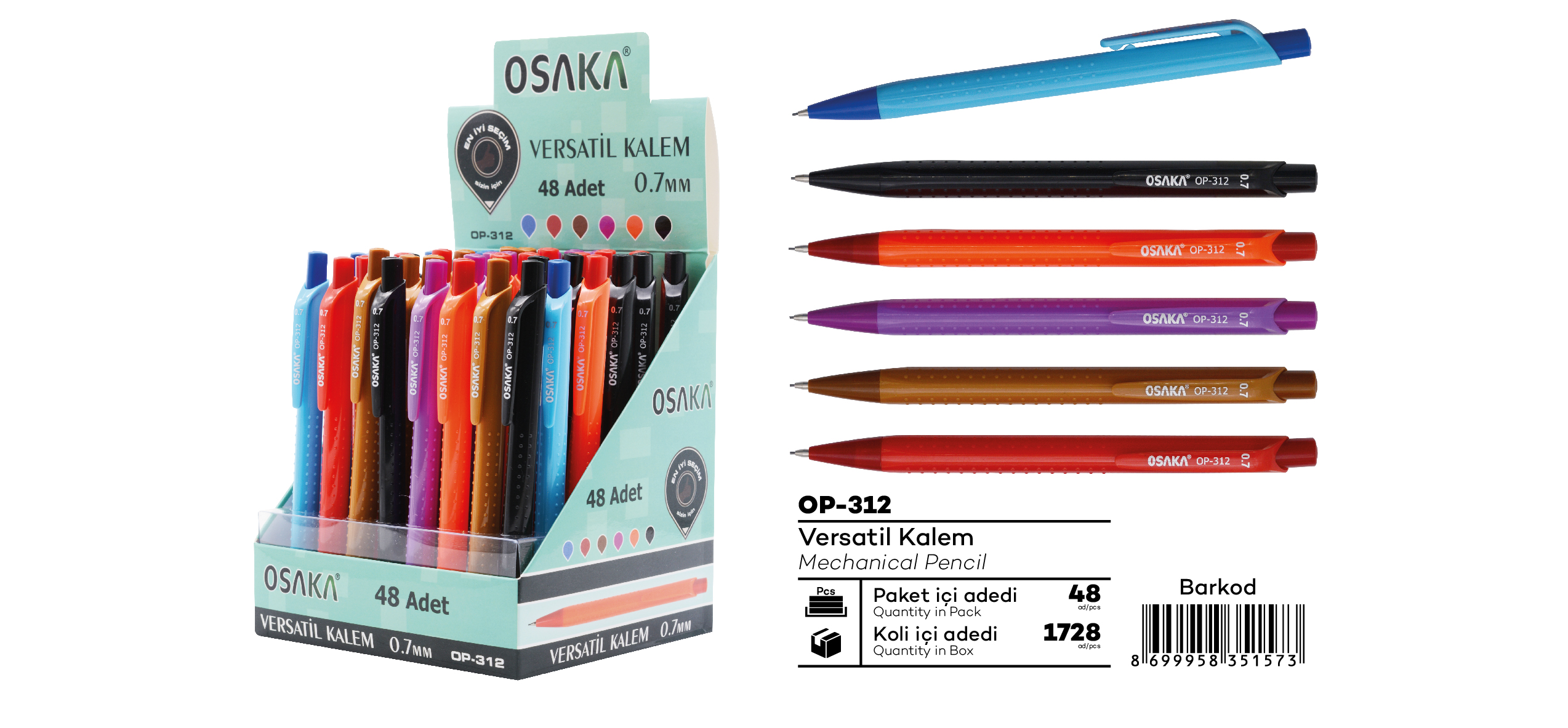 Osaka Versatil Kalem