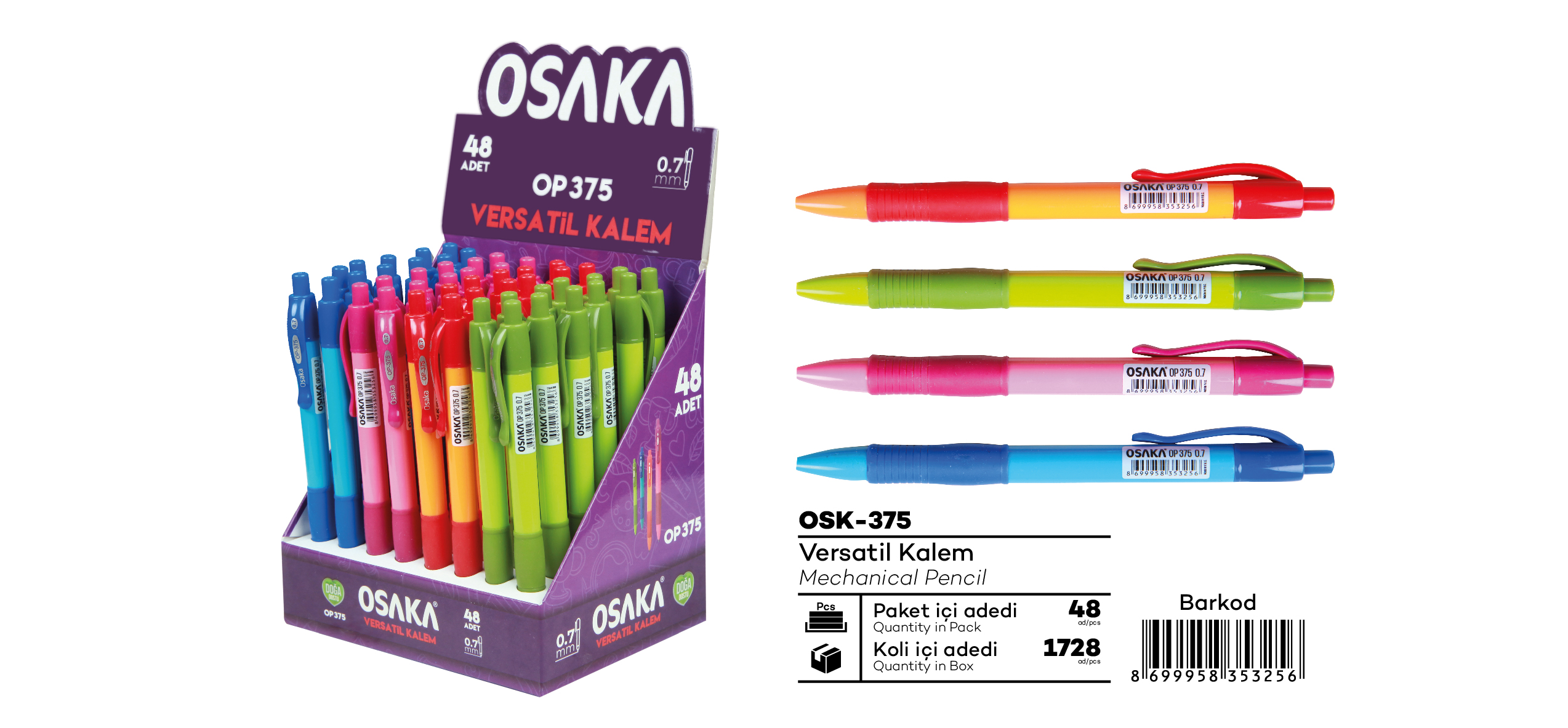 Osaka Versatil Kalem